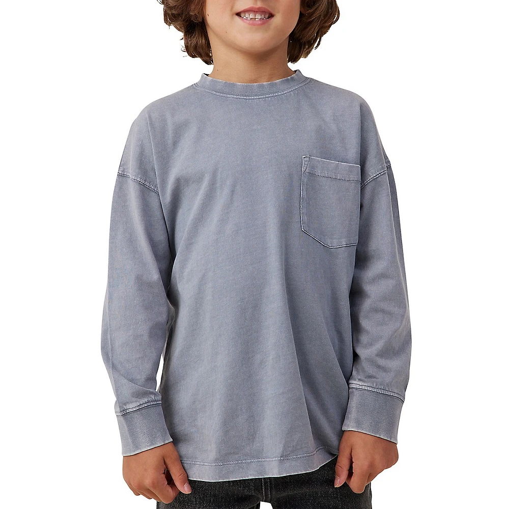 Boy's The Essential Long-Sleeve Pocket Tee