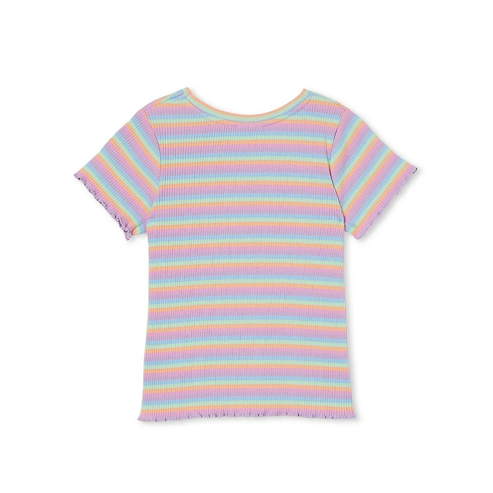 Girl's Raya Rib Baby Tee