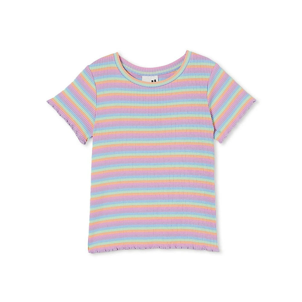 Girl's Raya Rib Baby Tee