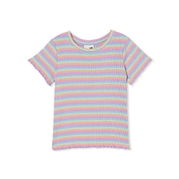 Girl's Raya Rib Baby Tee