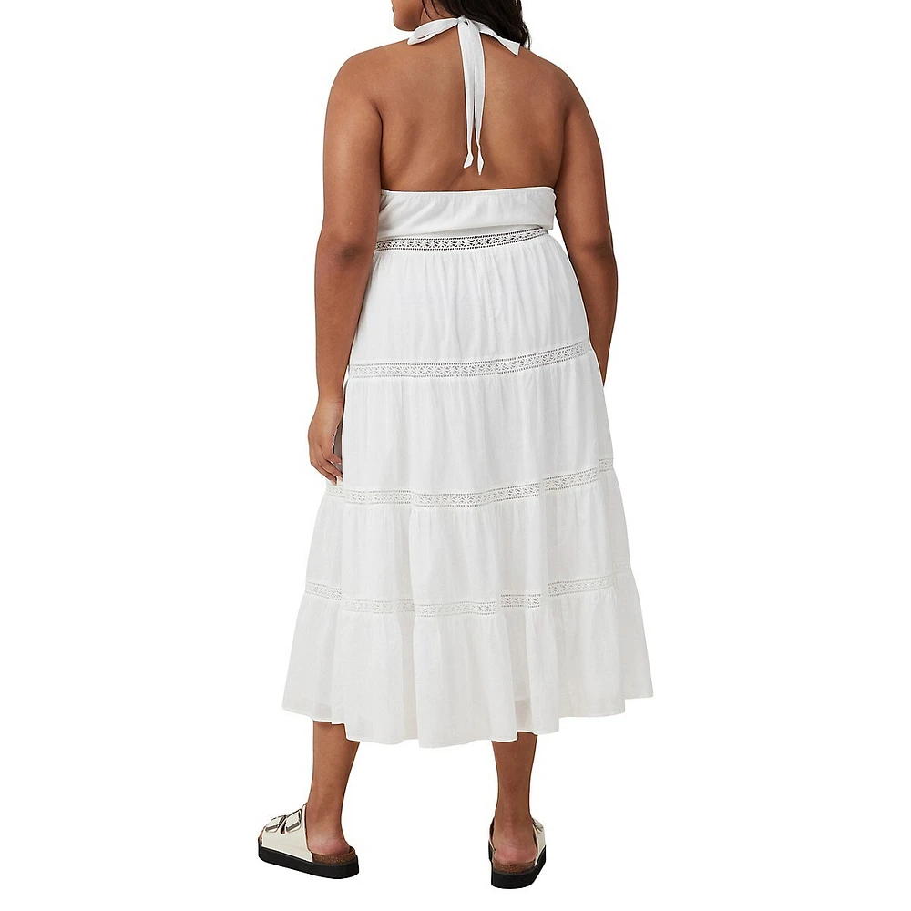 Robe mi-longue dos nu Stella
