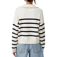 Pull en tricot à demi-zip Cape Cod