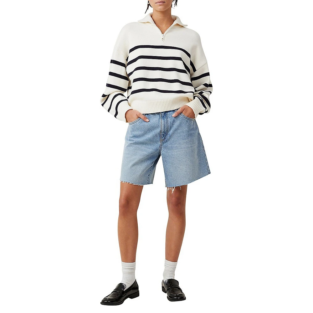Pull en tricot à demi-zip Cape Cod