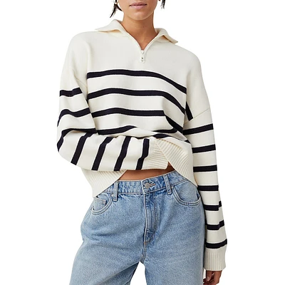 Pull en tricot à demi-zip Cape Cod