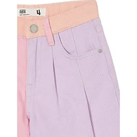 Girl's Kyla Colourblock Denim Shorts