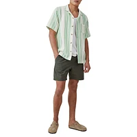 Palma Striped Short-Sleeve Shirt