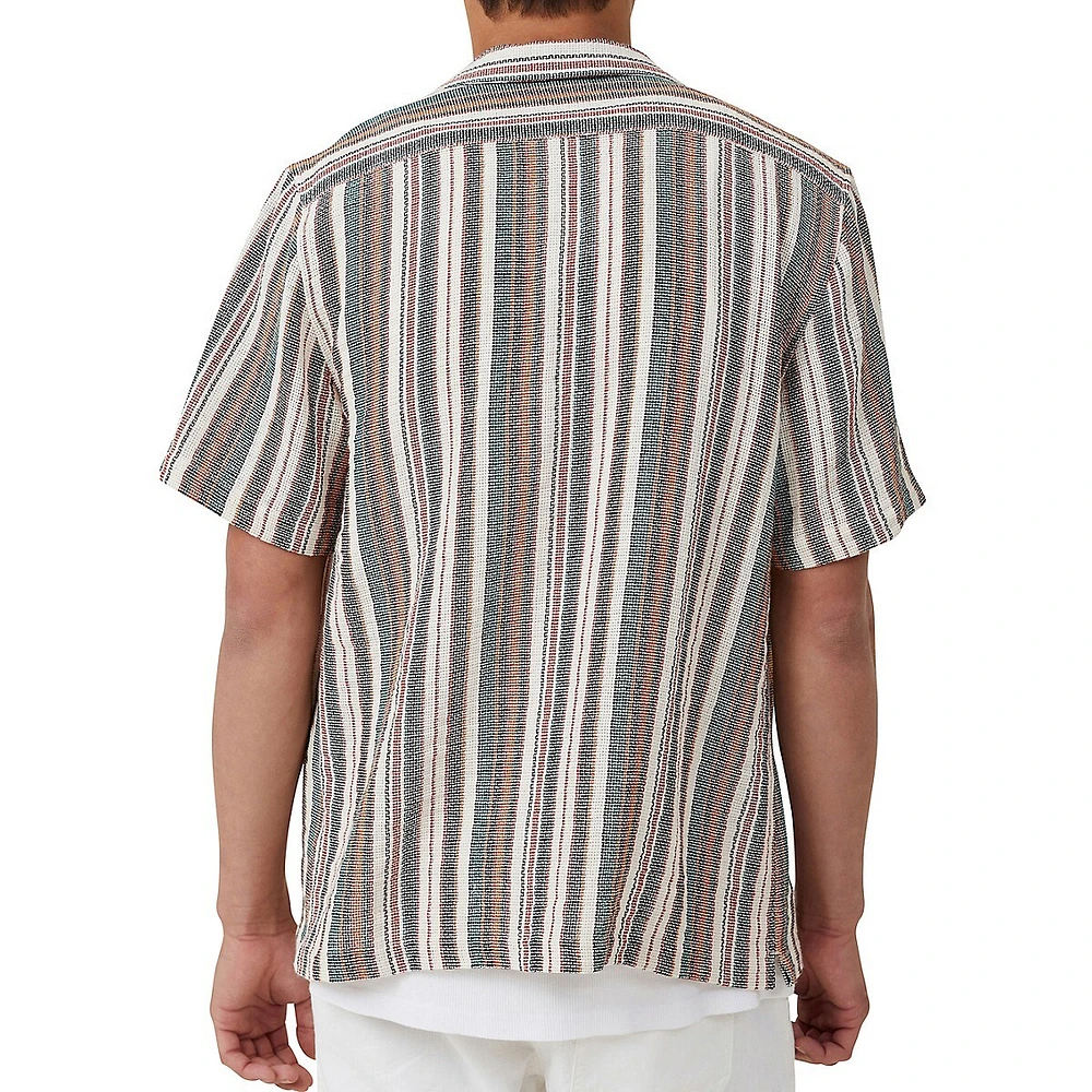 Palma Striped Short-Sleeve Shirt