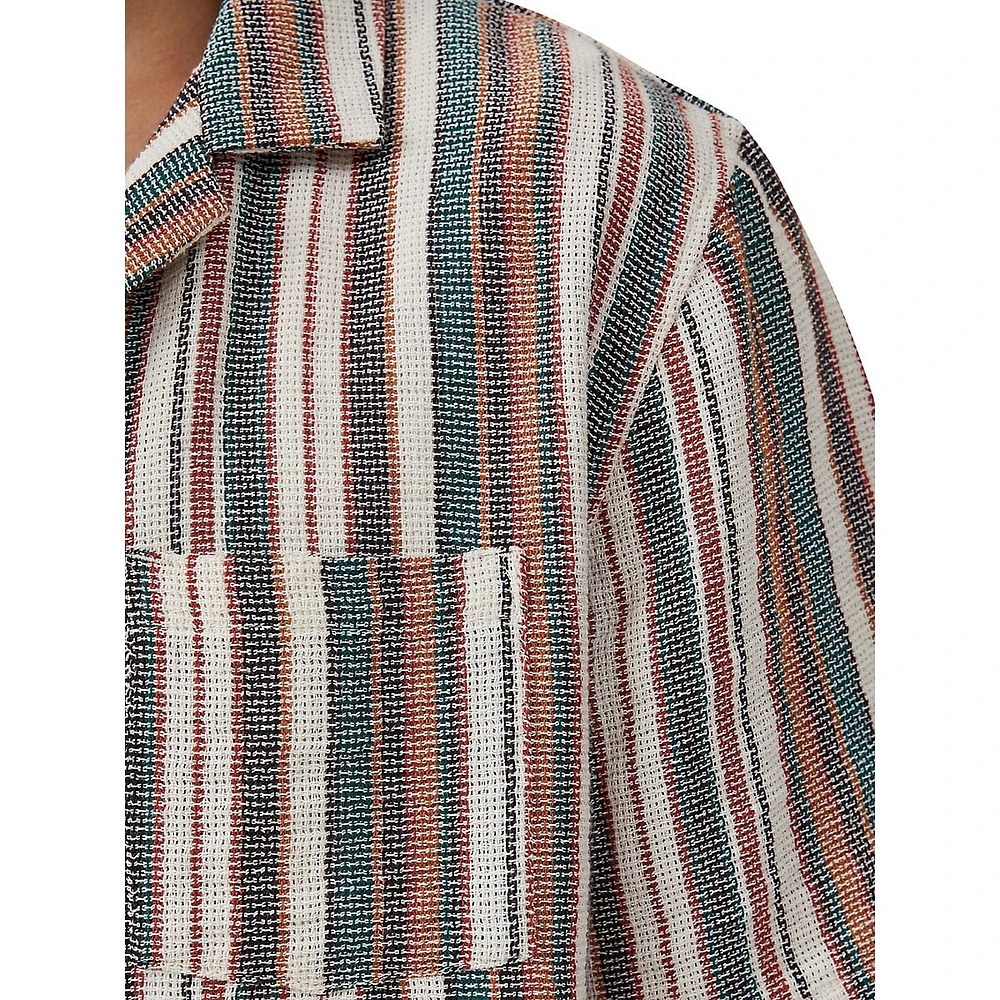 Palma Striped Short-Sleeve Shirt