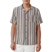 Palma Striped Short-Sleeve Shirt