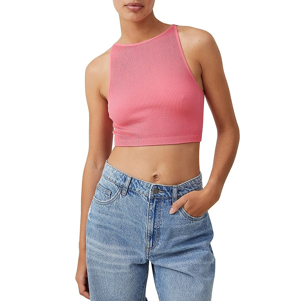 Benni Ribbed Cropped Tank Top