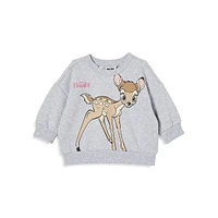 Baby's Fleece Alma Drop-Shoulder Graphic Sweater