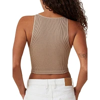 Benni Highneck Seamless Tank Top