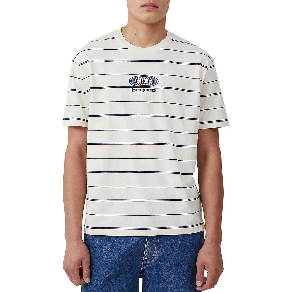 Loose-Fit Stripe T-Shirt