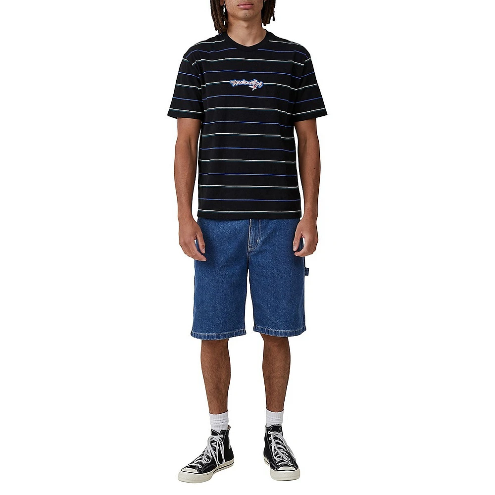 Loose-Fit Stripe T-Shirt