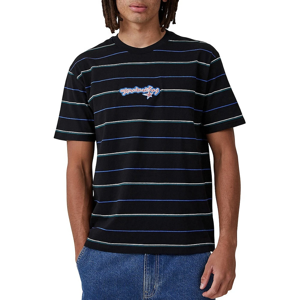 Loose-Fit Stripe T-Shirt