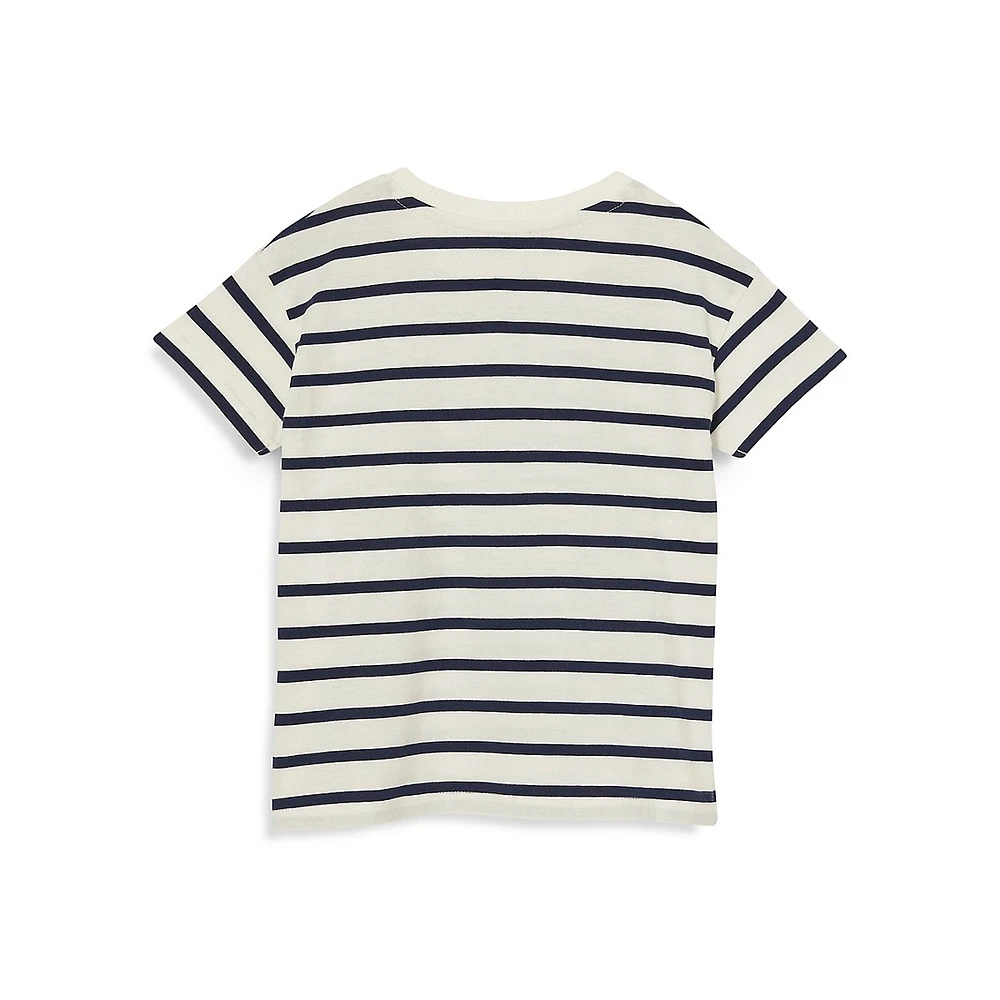 Little Girl's Nautical Stripe T-Shirt