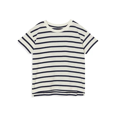 Little Girl's Nautical Stripe T-Shirt