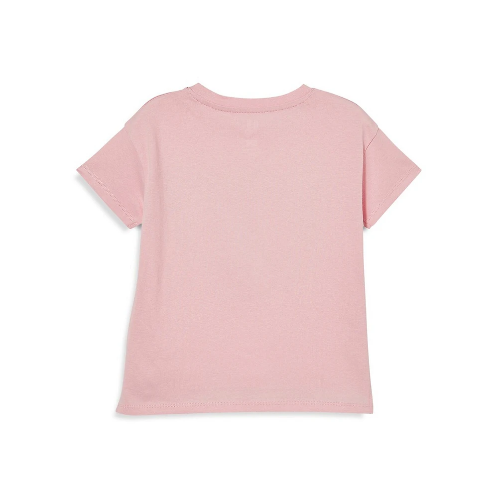 Little Girl's Poppy Print T-Shirt