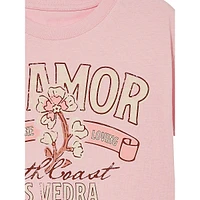 Girl's Poppy Print T-Shirt