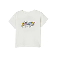 Little Girl's Retro Graphic T-Shirt