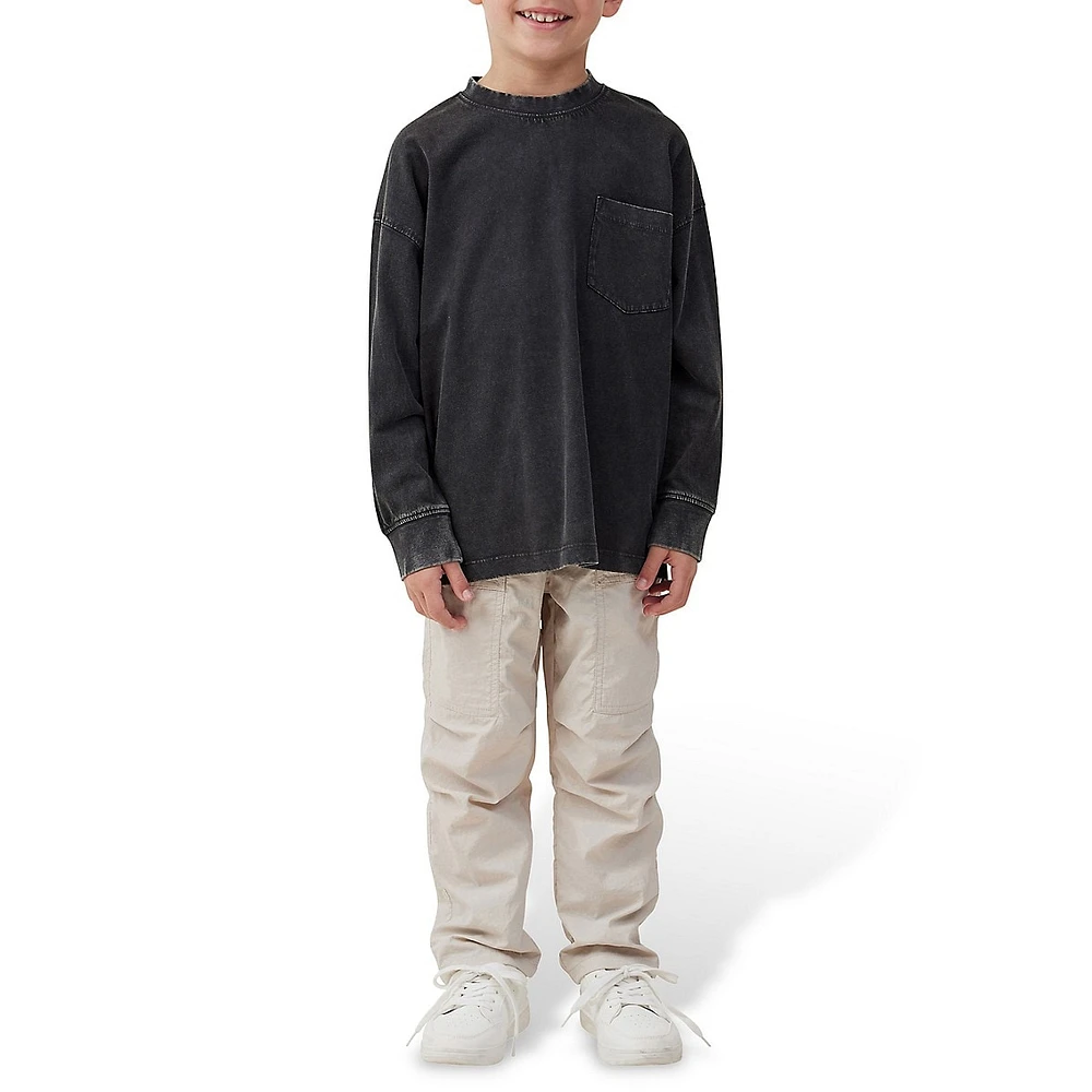 Little Boy's Roy Drawstring Cargo Pants