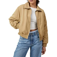 Scout Collared Bomber Jacket