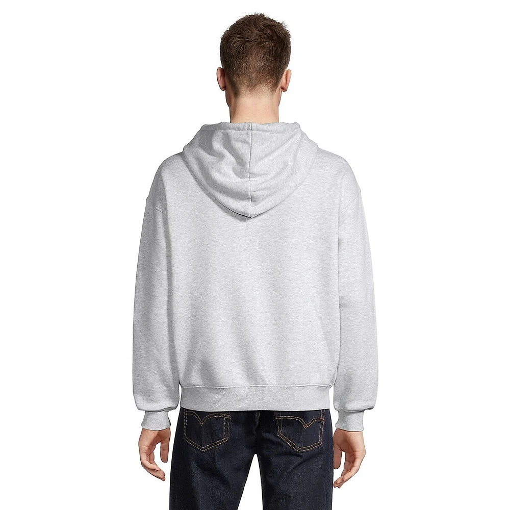 Box-Fit Zip Hoodie