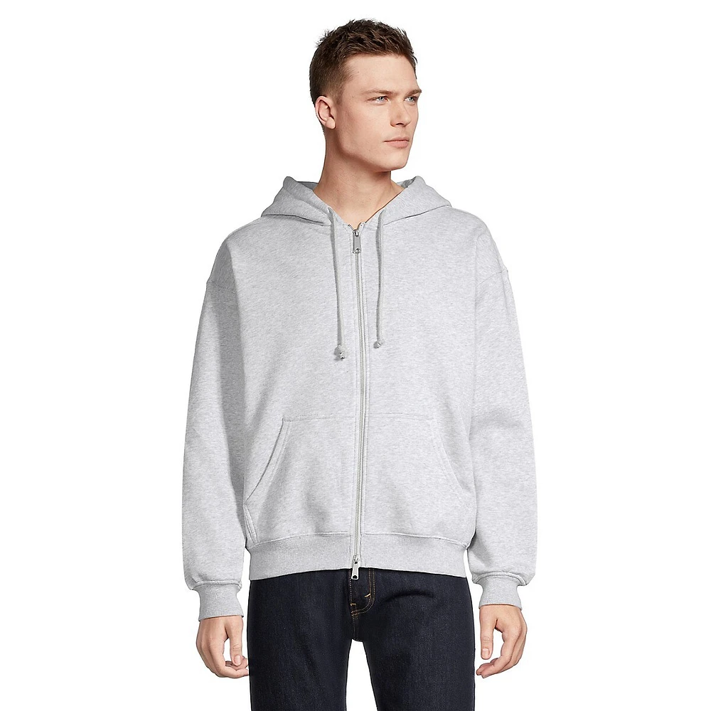 Box-Fit Zip Hoodie