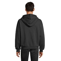 Boxy-Fit Zip Up Hoodie