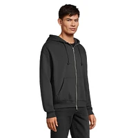 Boxy-Fit Zip Up Hoodie