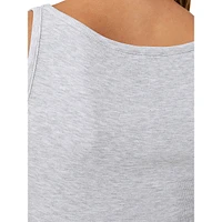 Staple Rib Boat-Neck Tank