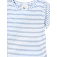 Girl's Raya Striped Rib Baby Tee