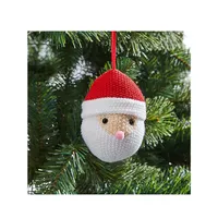 Christmas Hanging Decoration Crochet Character - Santa