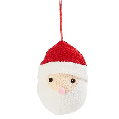 Christmas Hanging Decoration Crochet Character - Santa