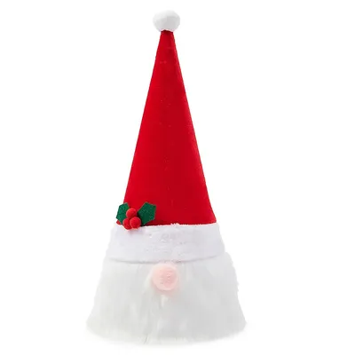 Christmas Tree Topper Gnome - Red