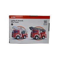 Lights & Sound Friction Fire Truck