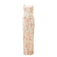 Veronica Satin Maxi Slip Dress