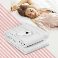 Electric Heated Mattress Pad Safe Twin/full/queen/king 8 Temperature 10h Timer