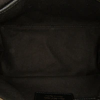 Pre-loved Small House Check And Beast Banner Satchel