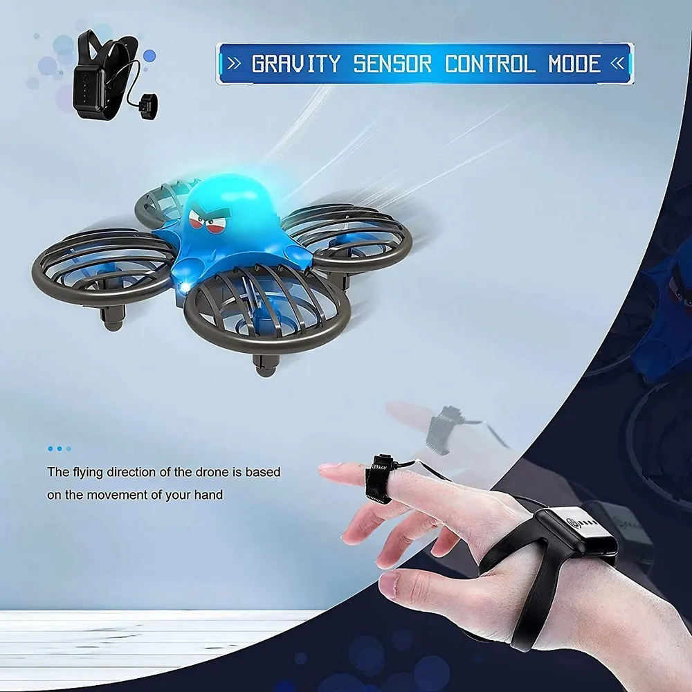 Showcase Jitter Drone, Flying UFO Light-Up Boomerang Ball