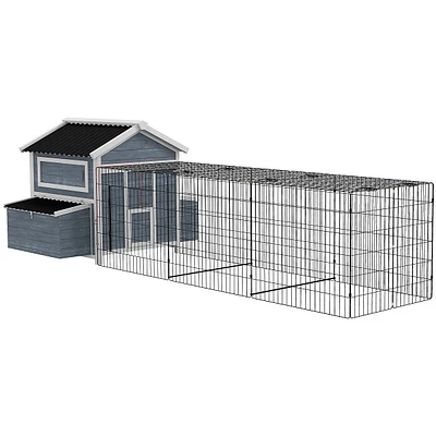 Chicken Coop Wooden With Run, Nesting Boxes