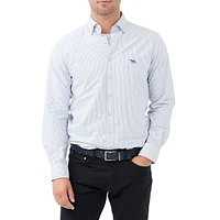 Gunn Slim-Fit Oxford-Stripe Shirt