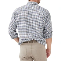 Gebbies Valley Gingham Cotton & Linen Shirt