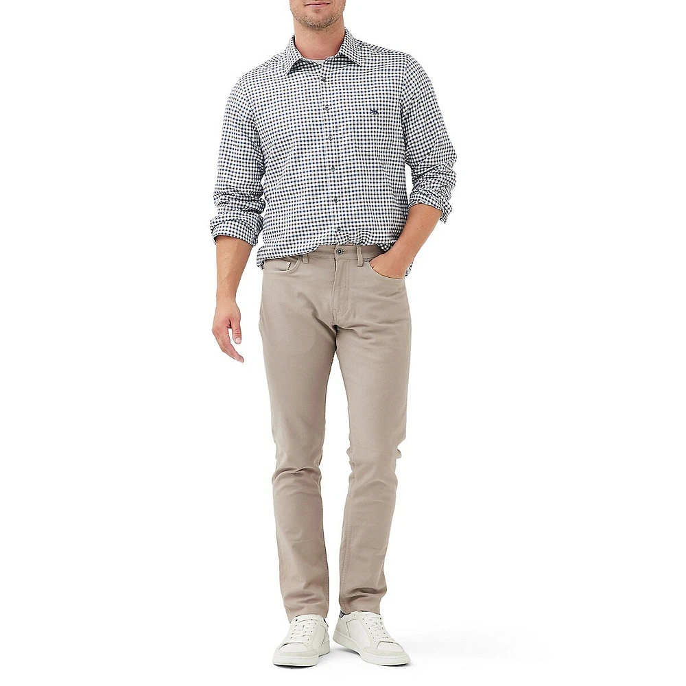 Gebbies Valley Gingham Cotton & Linen Shirt