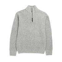 Robbies Road Quarter-Zip Merino Wool Sweater