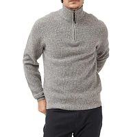 Robbies Road Quarter-Zip Merino Wool Sweater