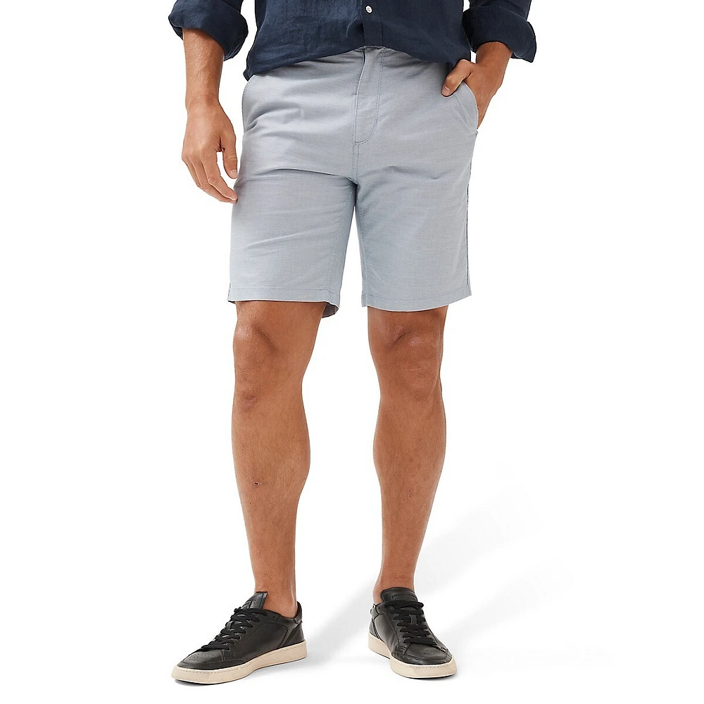 The Gunn 9-Inch Micro-Textured Shorts