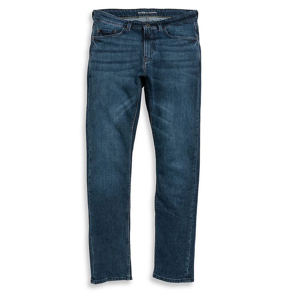 Owaka Straight Italian-Denim Jeans