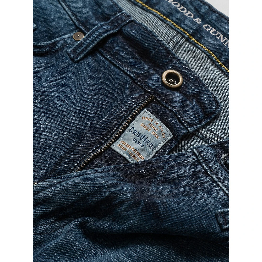 Owaka Straight Italian-Denim Jeans