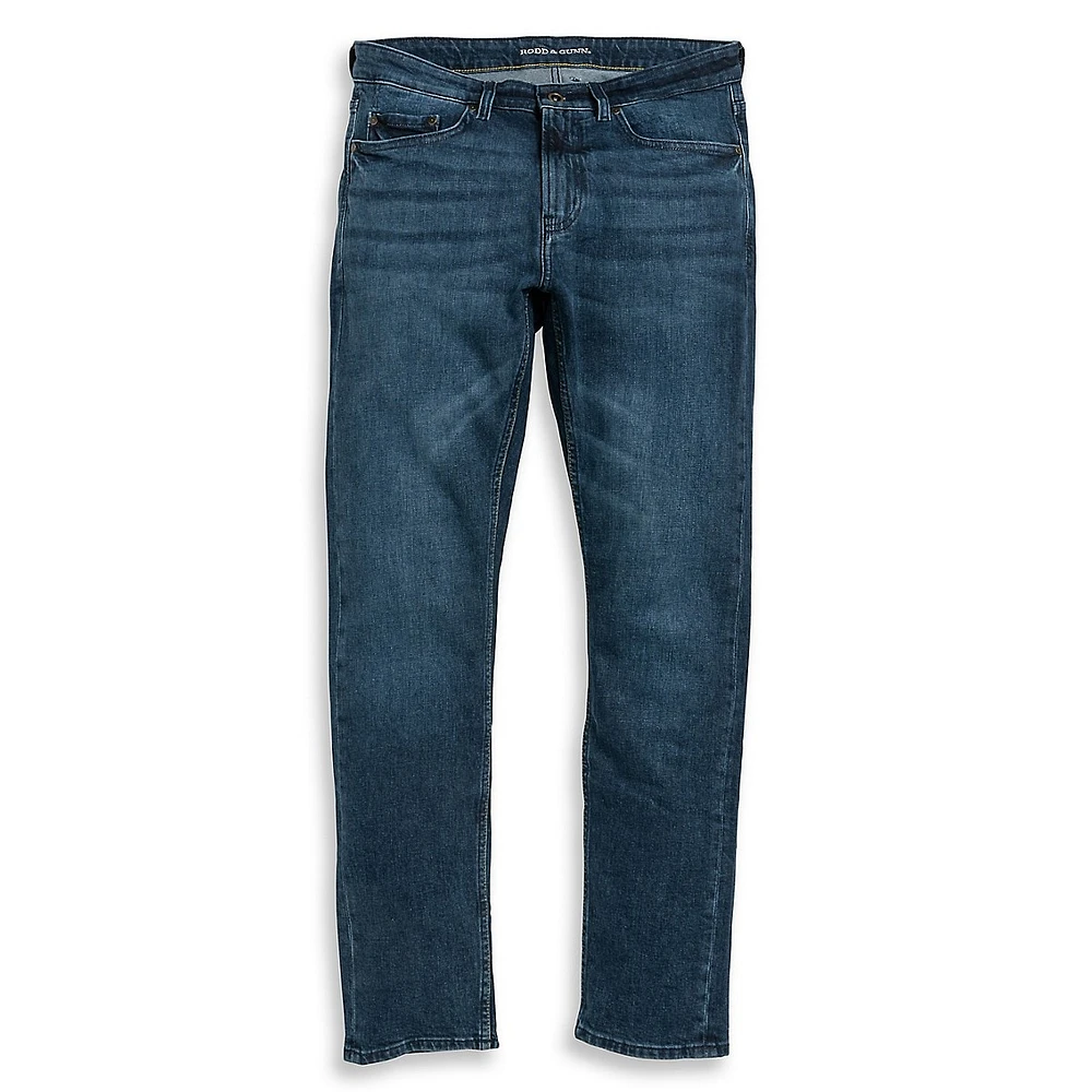 Owaka Straight Italian-Denim Jeans